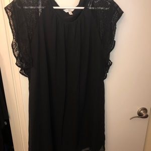Charming Charlie Lace Black Dress